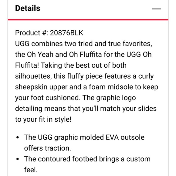 Ugh Oh Fluffita Slide - Picture 10 of 10